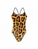 Costume allenamento donna Openback Leopardo SwimmerWear