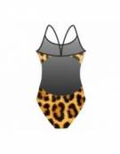 Costume allenamento donna Openback Leopardo SwimmerWear