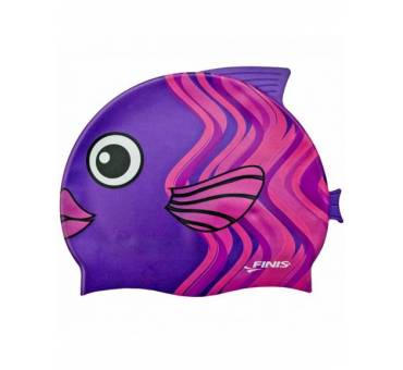 Cuffia pesce corallo viola Finis Bambino