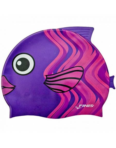 Cuffia pesce corallo viola Finis Bambino