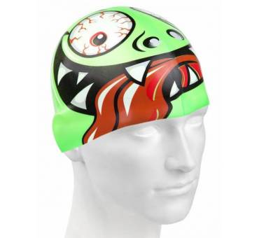 Cuffia piscina silicone Green Face Mad Wave