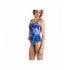 Costume allenamento donna Openback Blue Camo SwimmerWear
