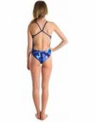 Costume allenamento donna Openback Blue Camo SwimmerWear