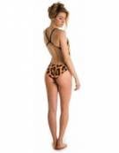 Costume allenamento donna Openback Leopardo SwimmerWear