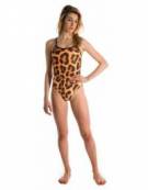 Costume allenamento donna Openback Leopardo SwimmerWear