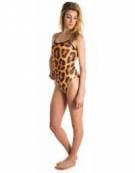 Costume allenamento donna Openback Leopardo SwimmerWear