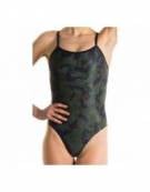 Costume allenamento Openback mimetic verde scuro SwimmerWear