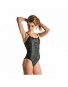 Costume allenamento Openback mimetic verde scuro SwimmerWear