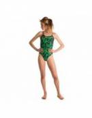 Costume allenamento Openback camo verde chiaro SwimmerWear