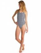 Costume piscina donna Bladeback Pied de Poule