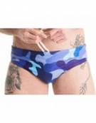 Costume da allenamento Uomo Blue Camo by SwimmerWear