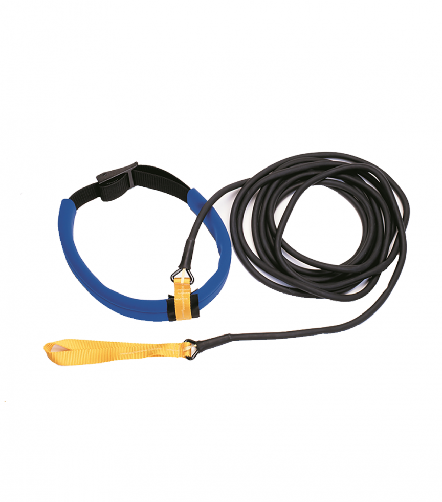 ELASTICO CINTURA LUNGO ALLENAMENTO RESISTENZA NUOTO VASCA 25 StrechCordz PISCINA