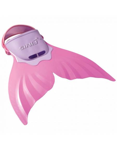 Coda Sirena Pinna Sirena Regolabile Per Bambini - Monopinna Nuoto Snorkeling Hot Pink Coda Da Sirena A Quadri