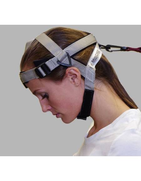 Imbracatura testa riabilitazione fisioterapia allenamento