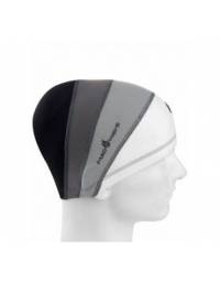 Cuffia capelli lunghi in Lycra piscina grigio