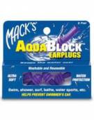 EAR PLUG Tappi Orecchie da Piscina per il nuoto 2 paia Viola