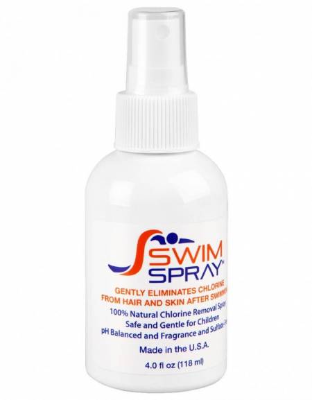 Spray anti cloro nuoto elimina residui da pelle e capelli