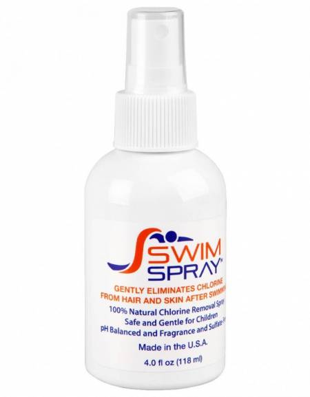 Image of Spray anti cloro nuoto elimina residui da pelle e capelli