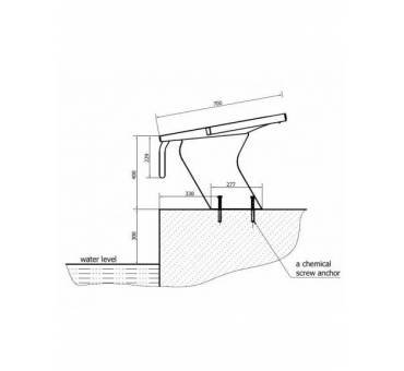 Blocco partenza piscina omologato antisicvolo