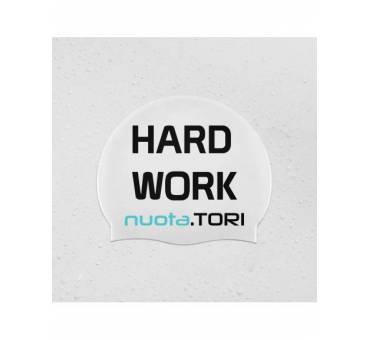 Cuffia in Silicone HARD WORK PAYS OFF Nuota.Tori