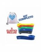 Set Bande Elastiche Fitness Completo 5 pezzi