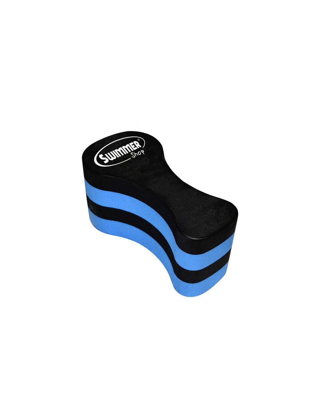 Pull Buoy In EVA Per Nuoto, Galleggiante Da Allenamento Unisex, Misura 24x10x14 Cm, Blu E Bianco, Per Adulti E Bambini