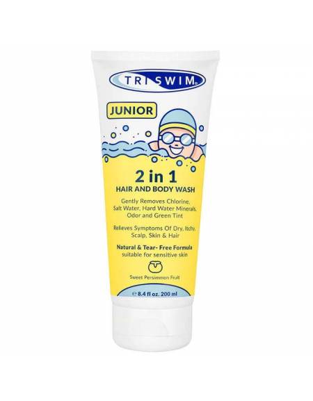 Bagnoschiuma Shampoo anticloro JUNIOR 2 in 1 Triswim