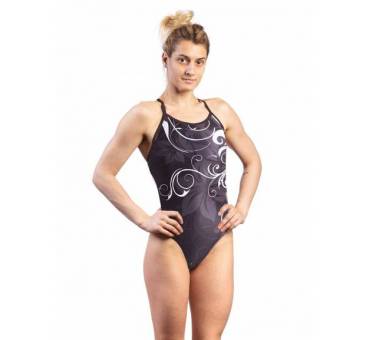 Costume nuoto donna intero BLACKWHITE