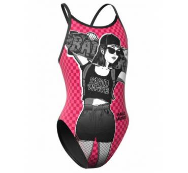 Costume da Allenamento per Nuoto Bambina con Spalline Strette Skater