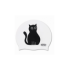 Cuffia piscina in silicone con gatto seduto