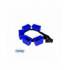 Cintura con coppette resistenti per nuoto in colore blu, fibbia nera chiusa
