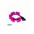Cintura nuoto con coppette frenanti in colore fucsia e fettuccia nera con fibbia