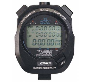 Cronometro FINIS 100 Memorie 3 linee display