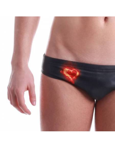 Image of Costume da allenamento SLIP Uomo CUORE di FUOCO