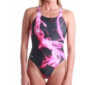 Costume allenamento donna intero PINK SMOKE SwimWear