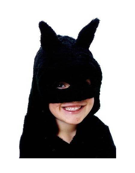 Image of Asciugamano Mask Black con cappuccio