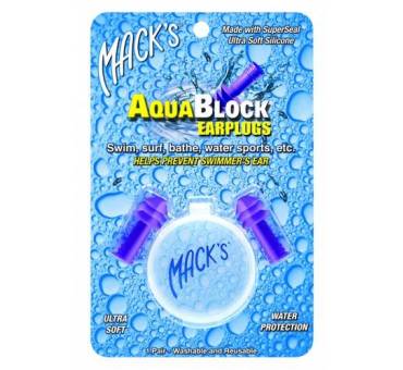 EAR PLUG Tappi Orecchie da Piscina per il Nuoto Viola