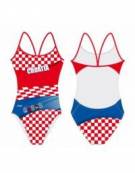 Costume allenamento donna Openback CROAZIA SwimmerWear