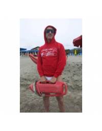 Kit Felpa Maglietta Fischietto Salvataggio Life Guard Italia