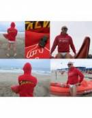 Kit Felpa Maglietta Fischietto Salvataggio Life Guard Italia