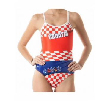 Costume allenamento donna Openback CROAZIA SwimmerWear