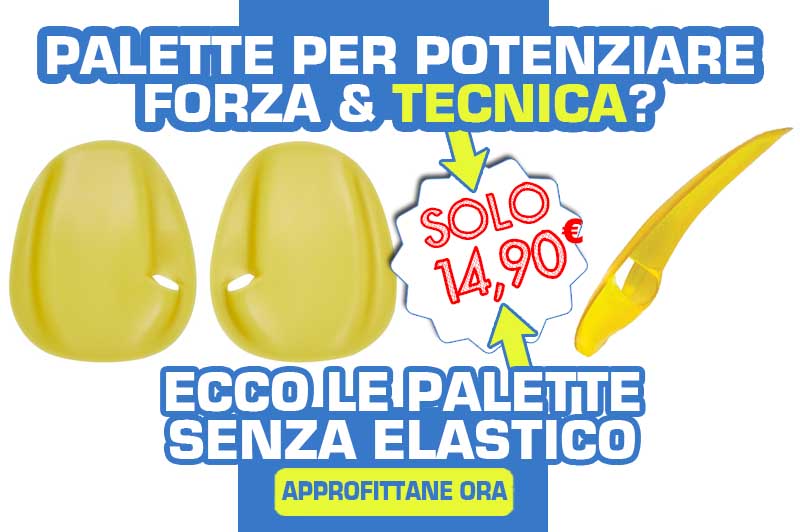 palette nuoto potenziamento tecnica senza elastico agility