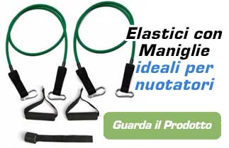 elastici con maniglie per nuotatori