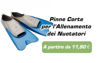 Pinne corte nuoto crampi