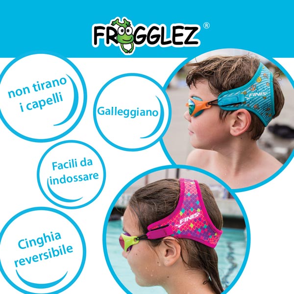 Occhialini Nuoto Bambini Frogglez