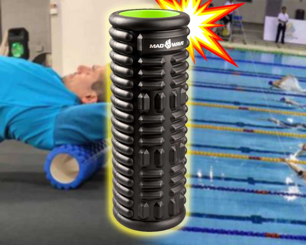 rullo massaggiatore nuoto foam roller