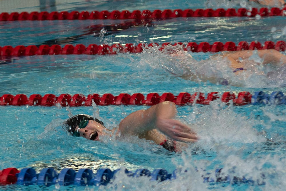 posizione testa stile libero