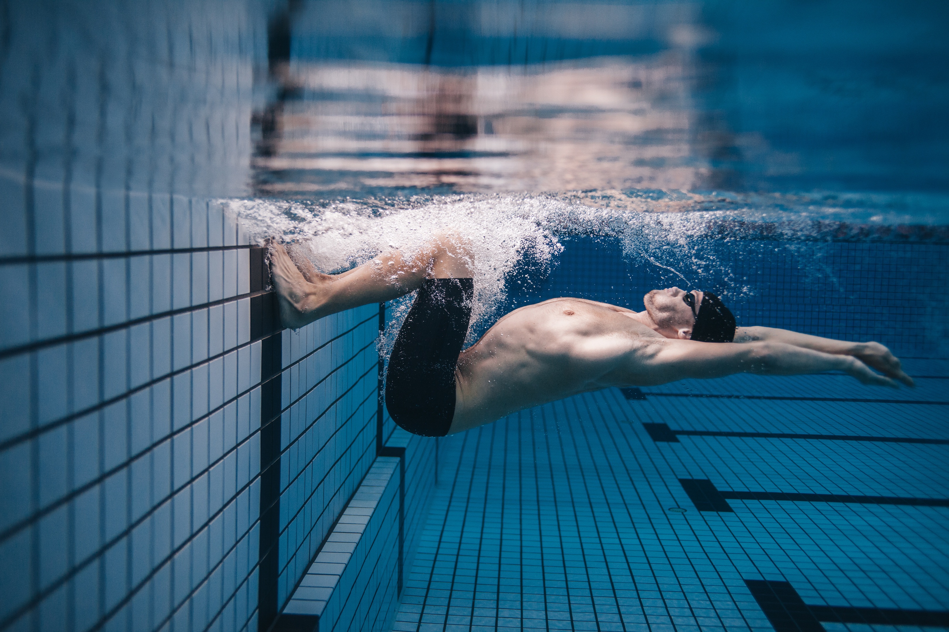 Nuoto: la spinta dal muro