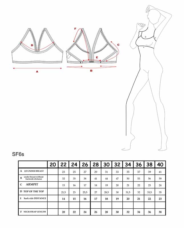 tabella taglie bikini